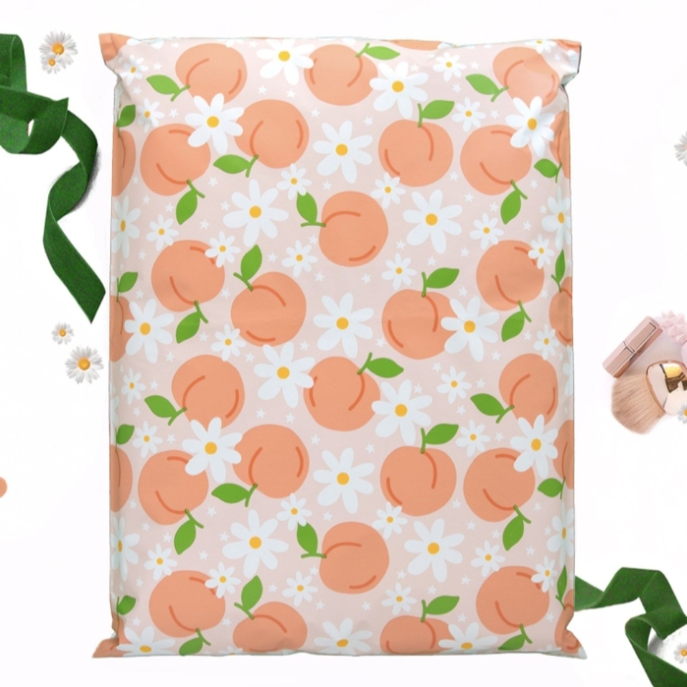 20 14.5X19 Peach Poly Mailers Waterproof